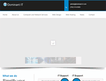 Tablet Screenshot of dominant-it.com